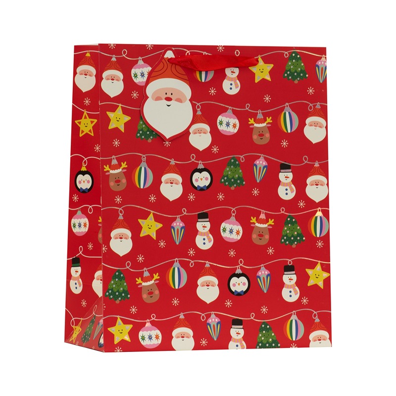 MERRY BAUBLES MEDIUM BAG - 6PK - XBV-301-M