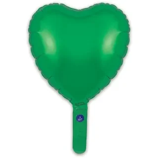 Oaktree 9" Green Heart Packaged x 5pcs - 602427