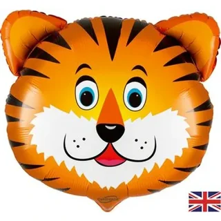 Oaktree - 30" Large Tiger Balloon Packaged - 614536