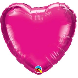 HEART MAGENTA | QUALATEX 36" FOIL