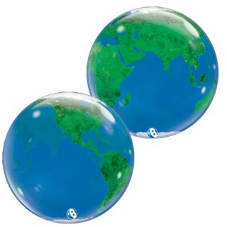 Planet Earth Stretchy Bubble Balloons - 22" - 00179