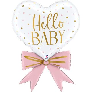 Grabo - 29" Pink Baby Bowtie Heart - 25712-P
