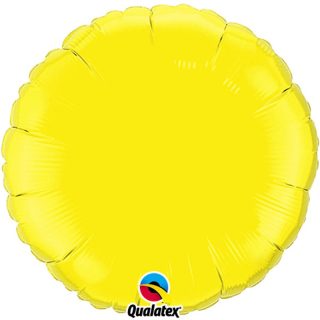 18" Round Yellow (Flat) - 19215