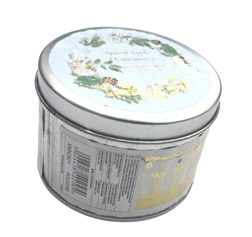 7X5 CR XMAS AT HOME TIN CANDLE*