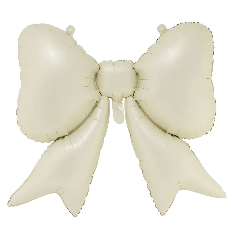 Sensations - Bow Balloon Cream - 39" - BL-BKSC39/004