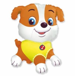 Bulldog Yellow Jumper Supershape Balloon - 901750