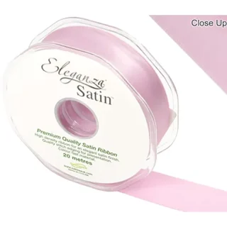Eleganza Double Faced Satin 25mm x 20m Fashion Pink No.22 - 454208