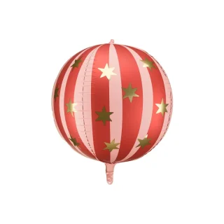 Foil Balloon Red Starry Ball - 75cm - FB243-007