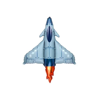 Foil Balloon Jet - 91x114.5cm - Blue - FB465