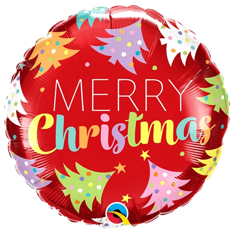18" Round - Christmas Trees Ready - 15025