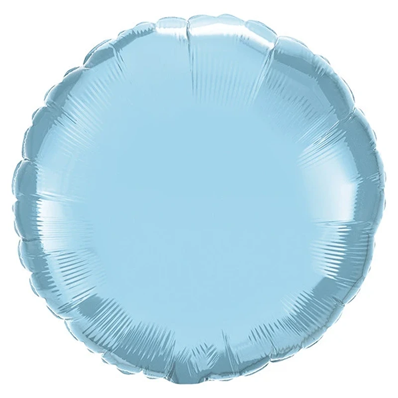 18" Round Pearl Light Blue (Flat) - 63745